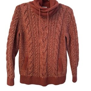 L.L. Bean Women's Turtleneck Sweater - Rust